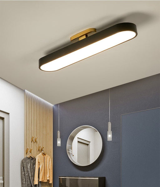 MIRODEMI® Modern 360 Degree Rotating LED Celling Light for Living Room, Study Brightness Dimmable / L23.6" / L60.0cm