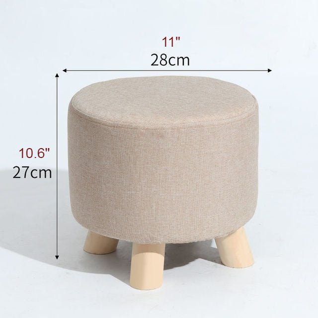 Round Modern Ottoman Made of Solid Wood image | luxury furniture | luxury side tables | luxury round tables | luxury decor