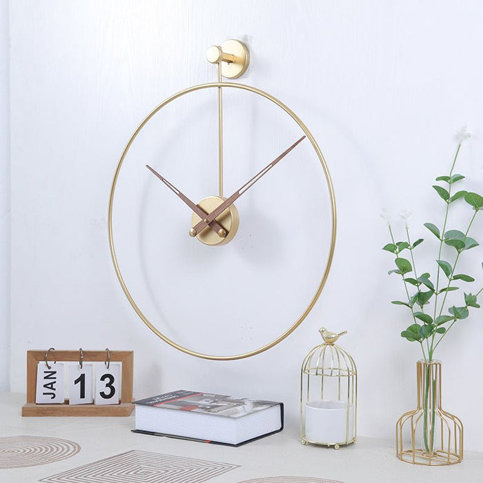Spanish Styled Metal Single Ring Wall Clock