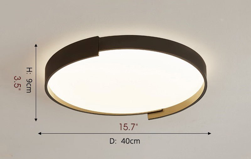 MIRODEMI® Modern Round LED Ceiling Light for Living Room, Dining Room, Study image | luxury lighting | round ceiling lights