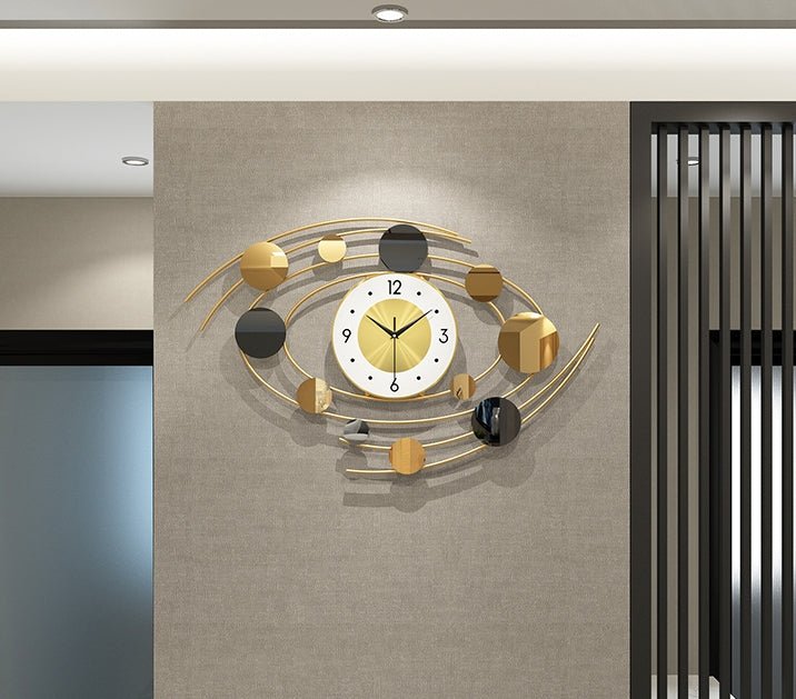 Large Luxury Modern-Designed Wall Clock