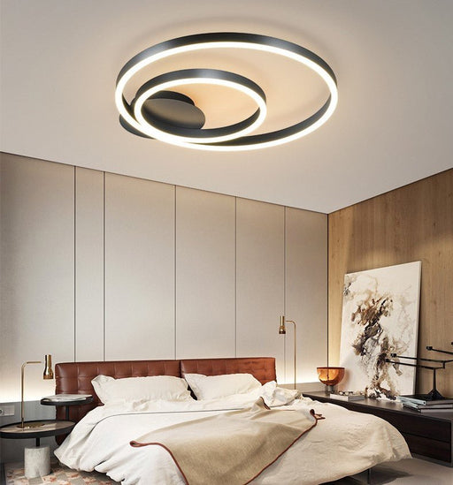 MIRODEMI® Nordic Circle LED Ceiling Light For Living Room, Dining Room Brightness Dimmable / Dia19.7" / Dia50.0cm