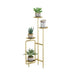 Nordic Creativity Golden Plant Stand for Indoor Porch, Living Room, Balcony Gold / L7.9xH39.4" / L20.0xH100.0cm / Without Base