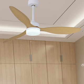 MIRODEMI® 52" Ceiling Fan With Lamp Decoration, Remote Control and Plastic Blades image | luxury furniture | fans with lamp