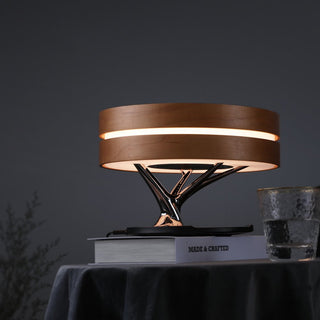 MIRODEMI® Round Tree Desk Lamp With Intelligent Music Bluetooth Speaker & Wireless Charging