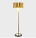 MIRODEMI® Gold Stainless Steel Crystal Modern Floor Lamp for Living Room, Bedroom