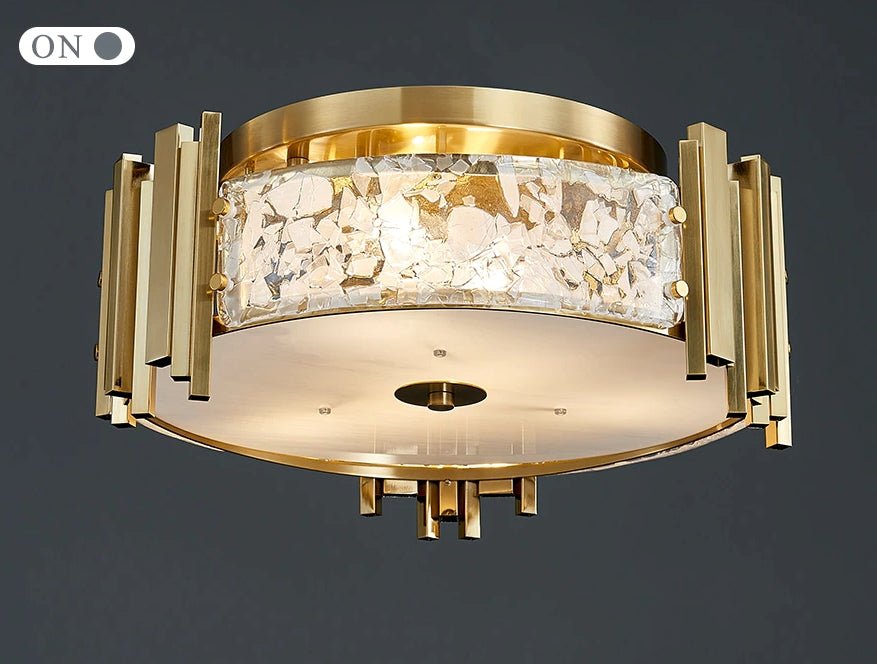 MIRODEMI® Decorative round led ceiling chandelier for bedroom, living room, dining room