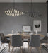 Mirodemi® Black/White Art LED Pendant Lighting For Living room, Dining room, Bar 30 Lamps - L57.1*W18.5" / Dimmable / Black