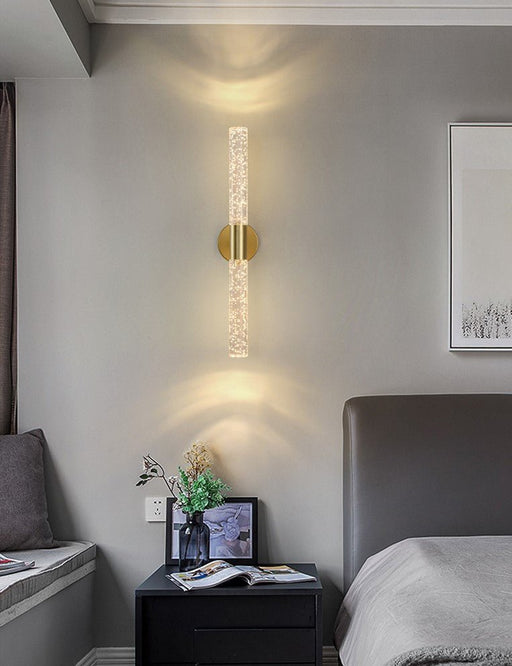 MIRODEMI® Modern Golden Wall Lamp in Minimalistic Style for Bedroom, Corridor image | luxury lighting | luxury wall lamps