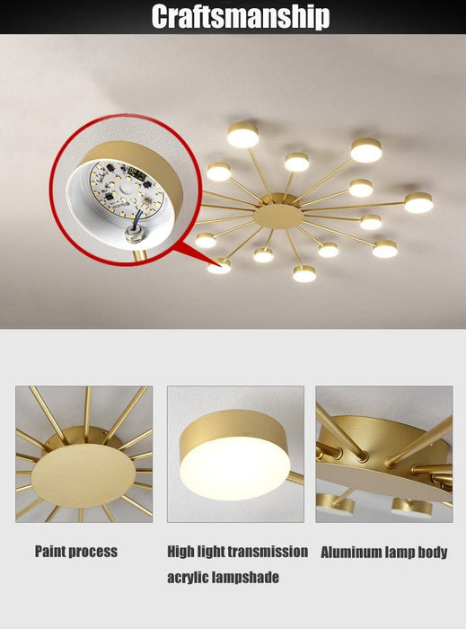 MIRODEMI® Round LED Ceiling Chandelier for Living Room, Bedroom, Dining Room image | luxury lighting | luxury chandeliers
