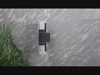 Modern|Wall|Lamp|Outdoor|LED|Waterproof|Black|Yard|Villa|Porch