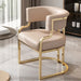 Modern Minimalist Back Chair For Dining Room Beige