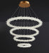 MIRODEMI® Ring design crystal hanging chandelier for living room, dining room, bedroom