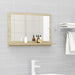 Bathroom Mirror with Shelf 35.4" / Sonoma Oak