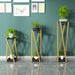 Multi-Layer Golden Flower Plant Shelves for Living Room, Balcony image | luxury furniture | luxury flower shelves