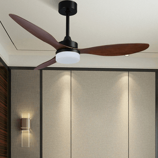 MIRODEMI® 52" Ceiling Fan With Lamp Decoration, Remote Control and Plastic Blades image | luxury furniture | fans with lamp