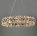 MIRODEMI® Round Gold crystal modern chandelier for living room, dining room
