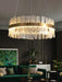 MIRODEMI® Rectangular frosted matte glass hanging Led chandelier for living room, bedroom Dia17.7*H9.4" / Warm white