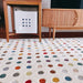 Handmade Colorful Dots Rectangle Area Carpet