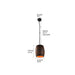 MIRODEMI® American modern nature loft wood Wine barrel hanging vintage pendant lights for restaurant, cafe, bar Dia9.8''