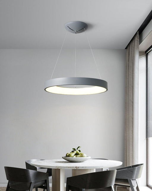 MIRODEMI® Modern LED Chandelier in the Shape of Circle for Restaurant, Kitchen image | luxury lighting | luxury chandeliers