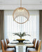 MIRODEMI® Round Gold Creative Loft Crystal Chandelier For Living Room, Dining Room Dia11.8" / Warm Light 3000K