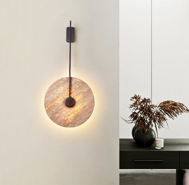 MIRODEMI® Modern Wall Lamp in the Shape of Stone Circle for Living Room