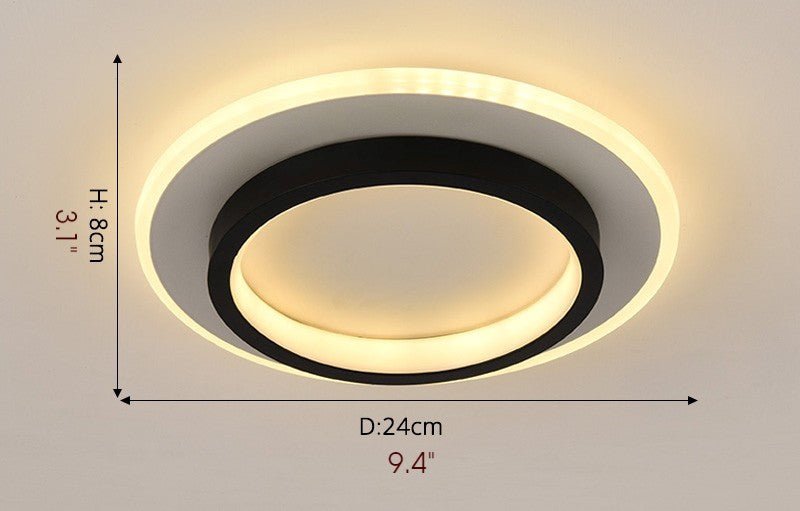 MIRODEMI® Round LED Celling Light for Living Room, Study, Bedroom, Wardrobe