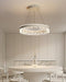 MIRODEMI® Modern LED Chandelier in the Shape of Ring for Living Room, Kitchen Cool Light / White
