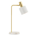MIRODEMI® Modern Marble Base LED Table Lamp for Bedroom, Living Room, Study image | luxury lighting | marble table lamps