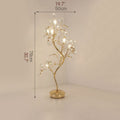 MIRODEMI® Gold Crystal LED Table Lamp in the Shape of Tree for Living Room, Bedroom image | luxury lighting | table lamps