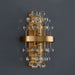 MIRODEMI® Wall light fixture with round crystals Warm light (3000K)