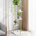 Multi-Shelves Nordic Luxury Plant Stand White / L15.7xH48.4" / L40.0xH123.0cm