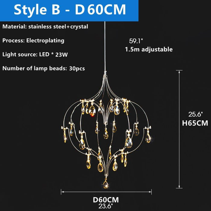MIRODEMI® Luxury LED Chandelier Heart Shaped for Dining Room, Living Room image | luxury lighting | heart shape chandeliers