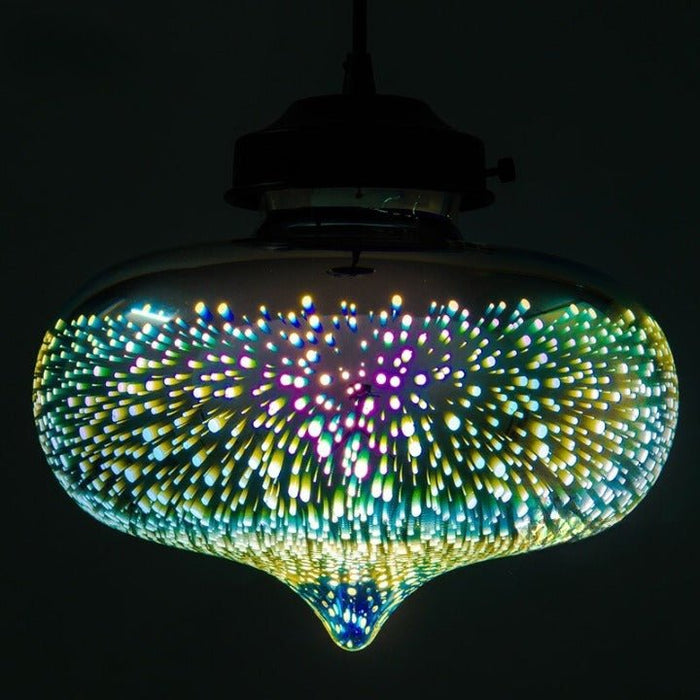 MIRODEMI® Modern 3D colorful romantic Starry sky hanging Glass shade Pendant Lamp