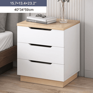 Modern Light Luxury Nightstand made of Wood For Bedroom image | luxury furniture | luxury wooden tables | luxury nightstands