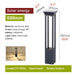 MIRODEMI® Simplicity Waterproof Rectangle Solar Garden Light image | luxury lighting | waterproof lamps | garden lamps