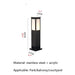 MIRODEMI® Square Shape Outdoor Waterproof Lawn Light Made in Acrylic image | luxury lighting | square lamps | outdoor lamps