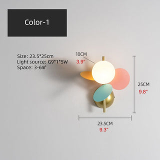 MIRODEMI® Nordic Multicolor Tree Wall Sconce for Children's Room image | luxury lighting | luxury wall lamps | colorful lamps