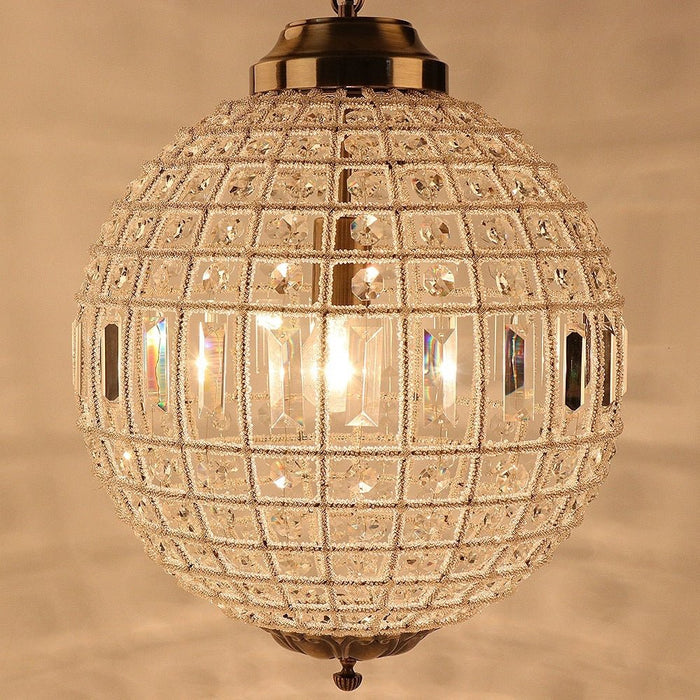 MIRODEMI® Retro Vintage Royal Empire Ball Style Big Led Crystal Modern Chandelier