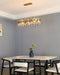 MIRODEMI® Modern oval luxury brushed chandelier