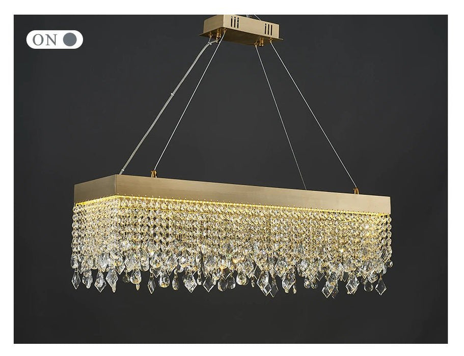 MIRODEMI® Luxury rectangle/oval chandelier lighting for dining room, kitchen image | luxury lighting | luxury chandeliers
