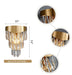 MIRODEMI® Luxury gold crystal wall sconce