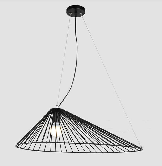MIRODEMI® Loft 风格草帽铁艺 LED 吊灯
