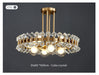 MIRODEMI® Modern colorful crystal LED Chandelier for living room, dining room