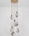 MIRODEMI® Modern Marble ring chandelier for living room, staircase, lobby, stairwell 5 Lights / Warm Light / Dimmable