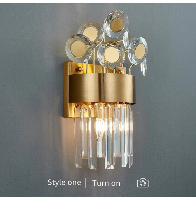 MIRODEMI® Modern gold wall sconce (first style) Warm light (3000K)