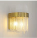 MIRODEMI® New modern gold stainless glass wall sconce Cool light (6000K)