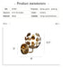 MIRODEMI® New modern LED gold wall sconce