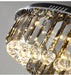 MIRODEMI® Round modern black crystal chandelier - Mirodemi